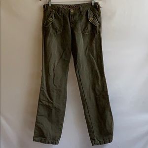 SOLD! LA Denim Atelier Cargo Low Rise Jeans 28